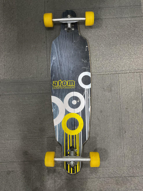 Vist Large View of Product Image Which is Used ATOM LONGBOARD Longboard Black Long