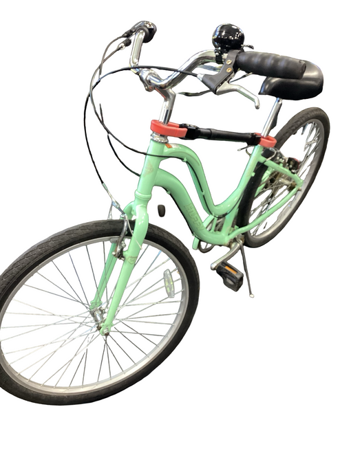 Vist Large View of Product Image Which is Used Huffy PARKSIDE Cruiser Bike Womens Teal 17-18" - MD  Frame