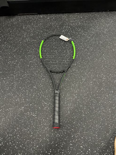 Vist Large View of Product Image Which is Used Wilson BLADE 98S Adult Tennis Racquet Green 4 3/8"