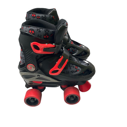 Vist Large View of Product Image Which is Used RollerDerby ADJ QUAD SKATES J12-2 Junior Roller Quad Skates Black Junior 02