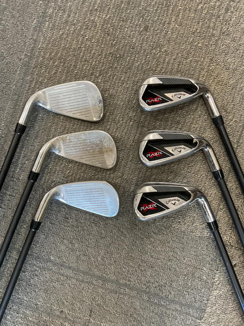 Vist Large View of Product Image Which is Used Callaway RAZR X Mens Iron Set RH 5I-PW