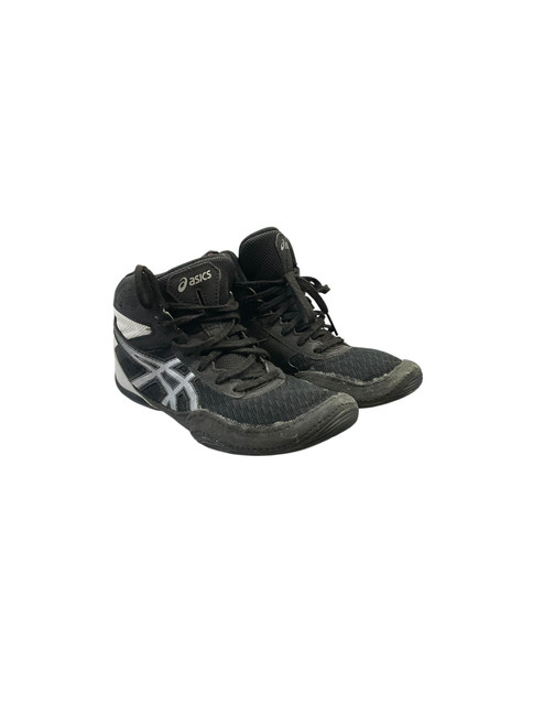 Vist Large View of Product Image Which is Used Asics MATFLEX Wrestling Shoes Black Junior 03.5