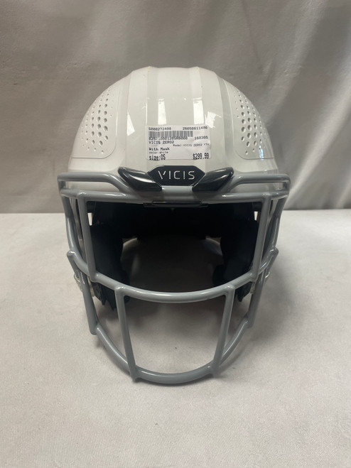 Vist Large View of Product Image Which is Used VICIS ZERO2 YTH FB Helmet White One Size