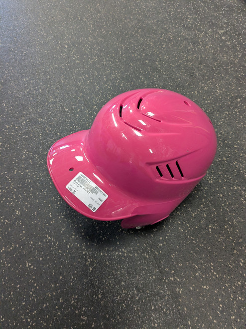 Vist Large View of Product Image Which is Used Rawlings HELMET Batting Helmet No Mask Pink One Size