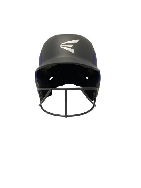 Vist Large View of Product Image Which is Used Easton Batting Helmet w/Mask Grey And Royal Blue SM