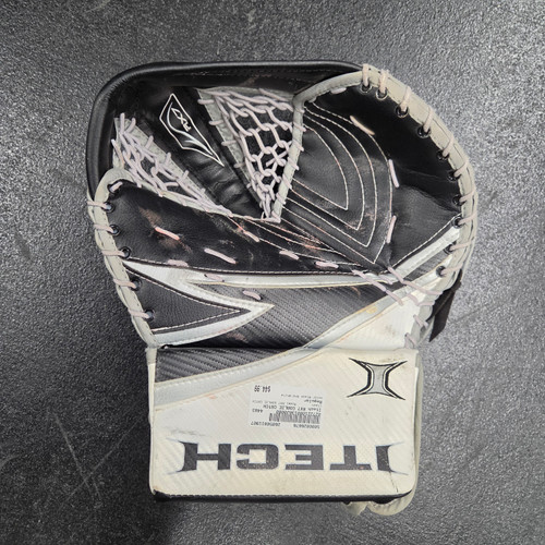 Vist Large View of Product Image Which is Used Itech RX7 GOALIE CATCH Senior Goalie Catcher Black And White