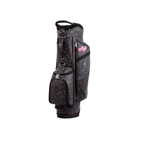 Vist Large View of Product Image Which is New Black Splatter Golf Bag 14 Way