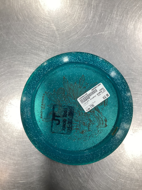 Vist Large View of Product Image Which is Used Discraft SCORCH Disc Golf Driver Royal Blue 174g