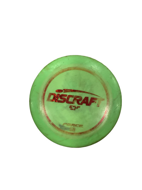 Vist Large View of Product Image Which is Used Discraft FORCE Disc Golf Driver Green