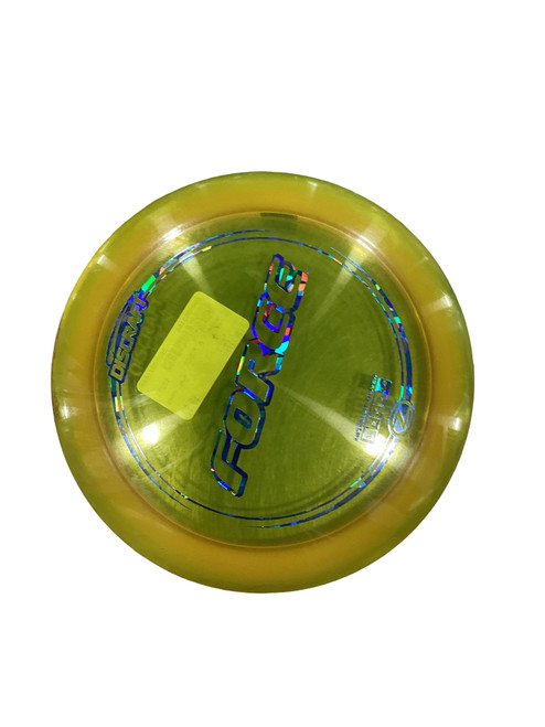 Vist Large View of Product Image Which is Used Discraft FORCE Disc Golf Driver Yellow 174g