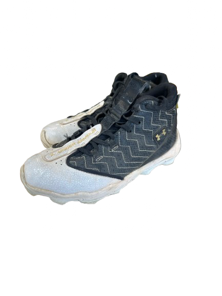 Vist Large View of Product Image Which is Used Under Armour BASEBALL CLEATS BB/SB Cleats Black Junior 04