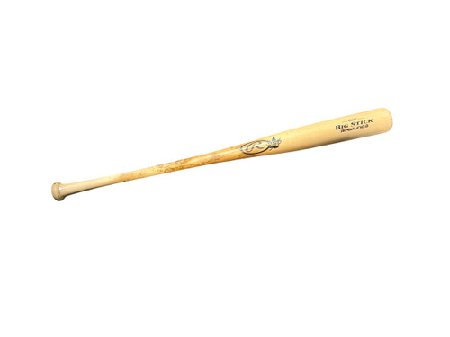 Vist Large View of Product Image Which is Used Rawlings R243FT BIG STICK BB/SB Wood Bat 33"