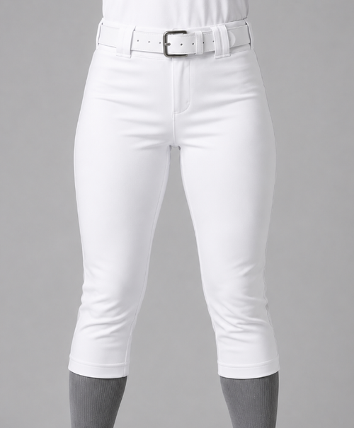 Vist Large View of Product Image Which is New Champro BP11 LOW RISE Softball Pant - Womens - White - Large