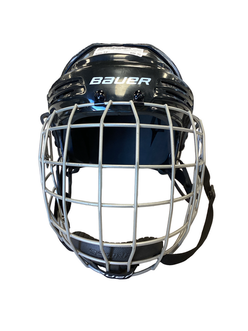 Vist Large View of Product Image Which is Used Bauer 2100 LRG Helmet Cage Combo Black LG