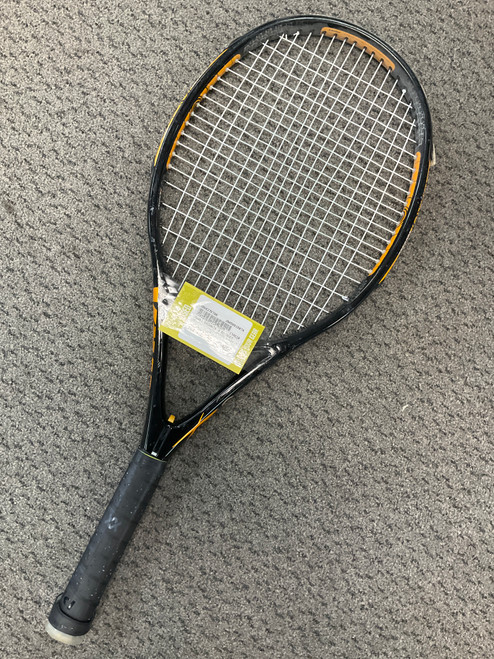 Vist Large View of Product Image Which is Used Volkl ORGANIX 3 RACQUET Adult Tennis Racquet Black 4 1/2"