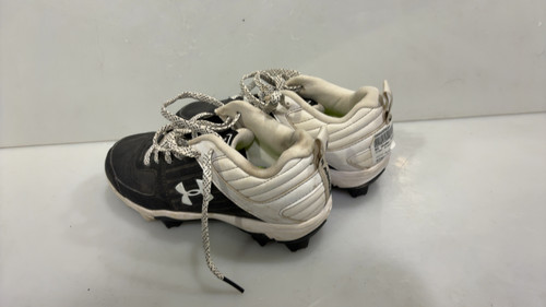 Vist Large View of Product Image Which is Used Under Armour LEAD OFF SZ 2 BB/SB Cleats Orange Junior 02