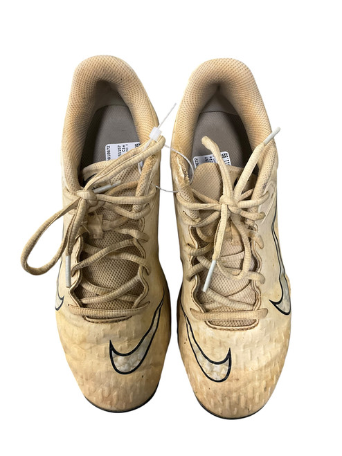 Vist Large View of Product Image Which is Used Nike HYPERDIAMOND 4 BB/SB Cleats White Senior 7.5