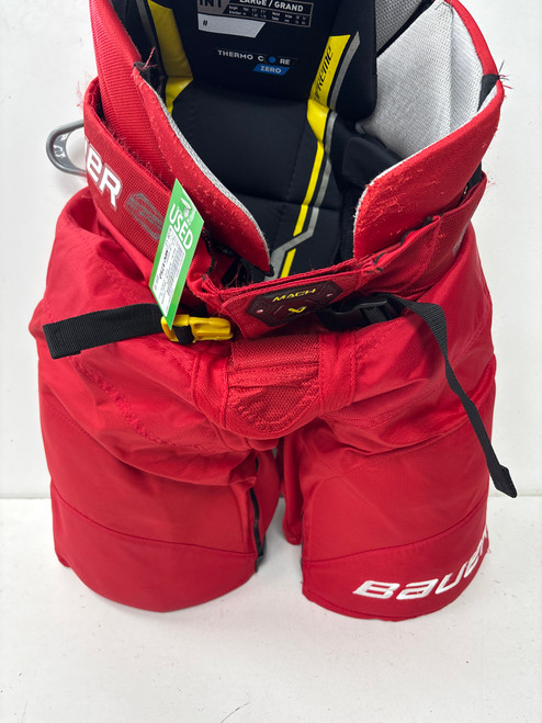 Vist Large View of Product Image Which is Used Bauer SUPREME MACH Intermediate Pant Red LG (new= $250)