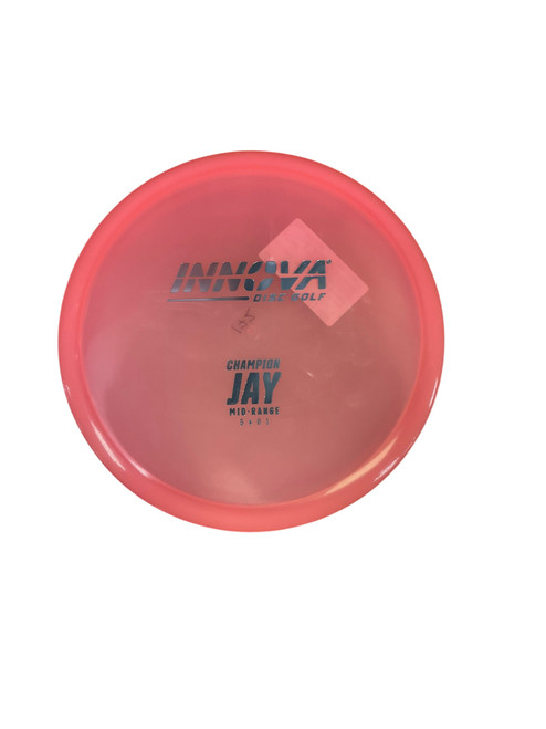 Vist Large View of Product Image Which is Used Innova CHAMP JAY Disc Golf Mid Range Pink 172g