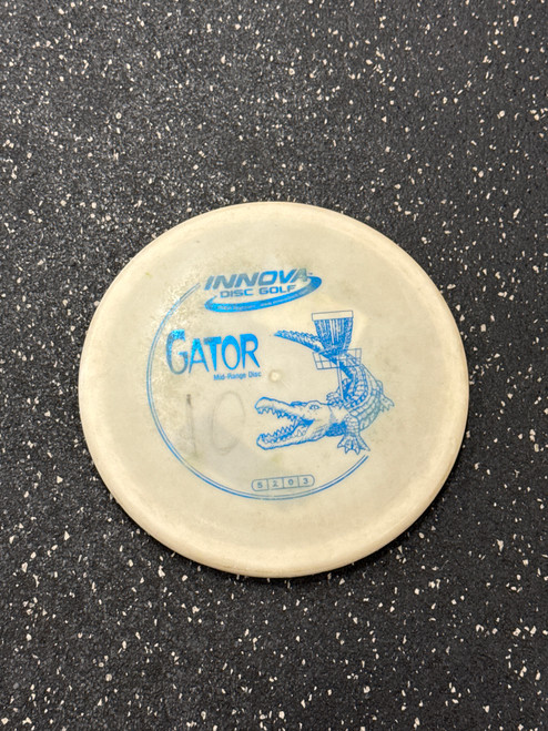 Vist Large View of Product Image Which is Used Innova GATOR DISC Disc Golf Mid Range White 172g