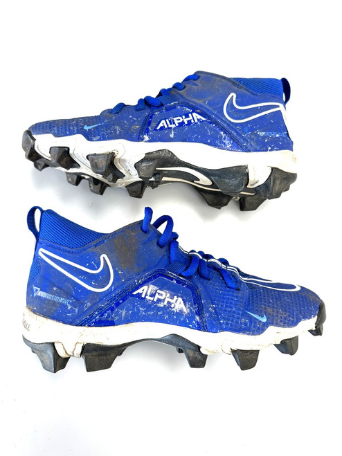 Vist Large View of Product Image Which is Used Nike Jr FB Cleats Royal Blue Junior 04.5