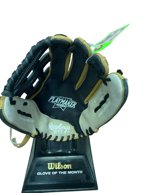 Vist Large View of Product Image Which is Used Rawlings PLAYMAKER WPM115NC Leather Palm Junior Baseball Glove RH Throw 11 1/2" - Like New