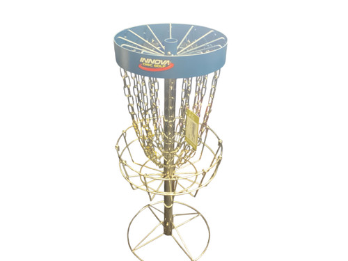 Vist Large View of Product Image Which is Used Innova Disc Golf Goal Royal Blue