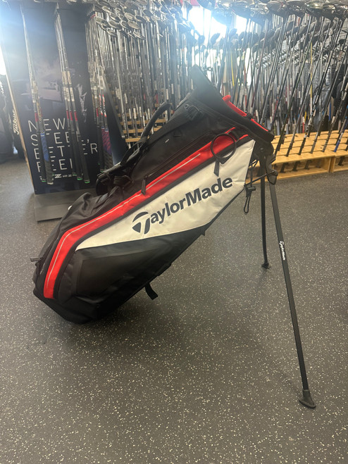 Vist Large View of Product Image Which is Used Taylormade STAND BAG Mens Stand Bag Black/Red