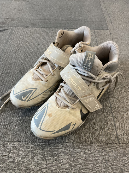 Vist Large View of Product Image Which is Used Nike TROUT BB CLEATS BB/SB Cleats Grey Senior 9.5