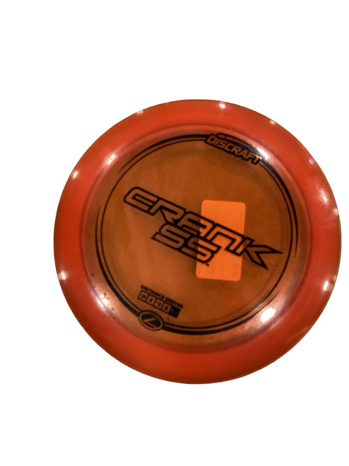 Vist Large View of Product Image Which is Used Discraft CRANK SS Disc Golf Driver Orange 172g