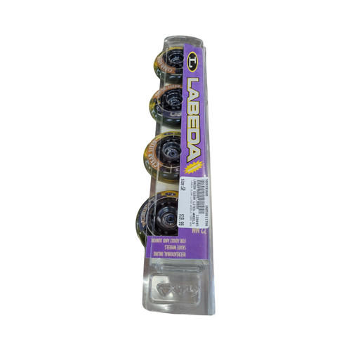 Vist Large View of Product Image Which is Used LABEDA CLEAR LITES WHEELS 72MM 4PK Street Hockey Accessories None Senior