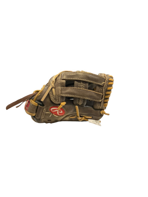 Vist Large View of Product Image Which is Used Rawlings H115HBR BB/SB Glove RH Throw Brown 11 1/2"