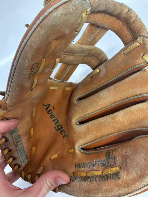 Vist Large View of Product Image Which is Used REGENT AVENGER BB/SB Glove RH Throw Brown 10 1/2"
