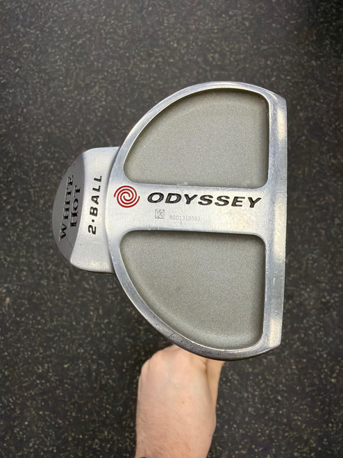 Vist Large View of Product Image Which is Used Odyssey WHITE HOT 2-BALL Mens Putter RH