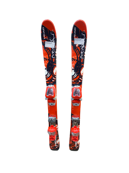 Vist Large View of Product Image Which is Used Head TEAM Boys DH Ski/Binding Red 96 cm