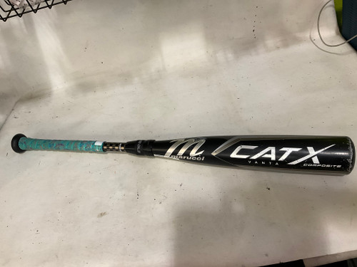 Vist Large View of Product Image Which is Used Marucci CAT X COMPOSITE BB/SB USSSA 2 3/4 Bat 29"