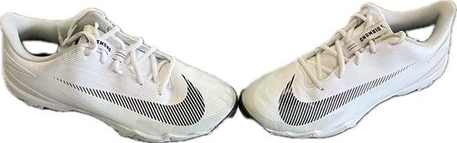Vist Large View of Product Image Which is Used Nike BB CLEATS BB/SB Cleats White Senior 10