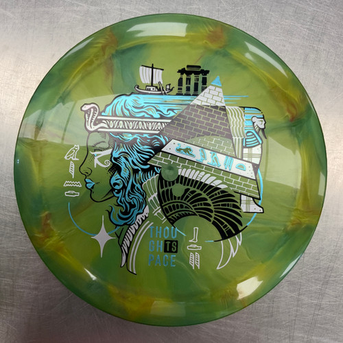 Vist Large View of Product Image Which is Used Thought Space Athletics NEBULA ETHERAL SYNAPSE Disc Golf Driver Green 175g