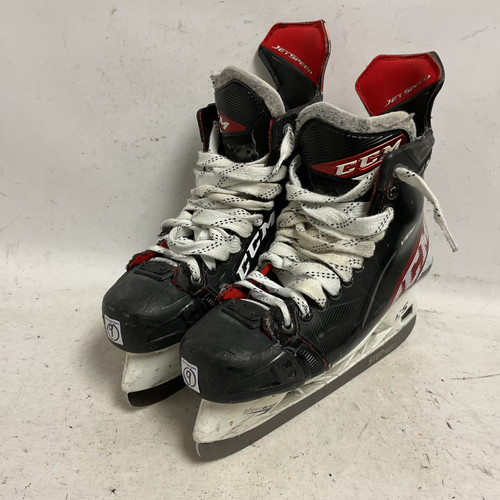 Vist Large View of Product Image Which is Used CCM JETSPEED VIBE Senior Hockey Skate White/Black/Red Senior 9