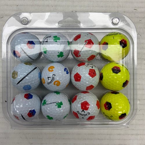 Vist Large View of Product Image Which is Used Callaway CHROME SOFT X ASSORTED 12 Pack - Golf Balls