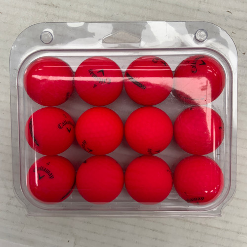 Vist Large View of Product Image Which is Used Callaway SUPER SOFT RED 12 Pack - Golf Balls