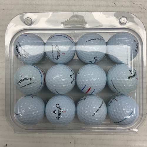Vist Large View of Product Image Which is Used Callaway CHROME TOUR 12 Pack - Golf Balls