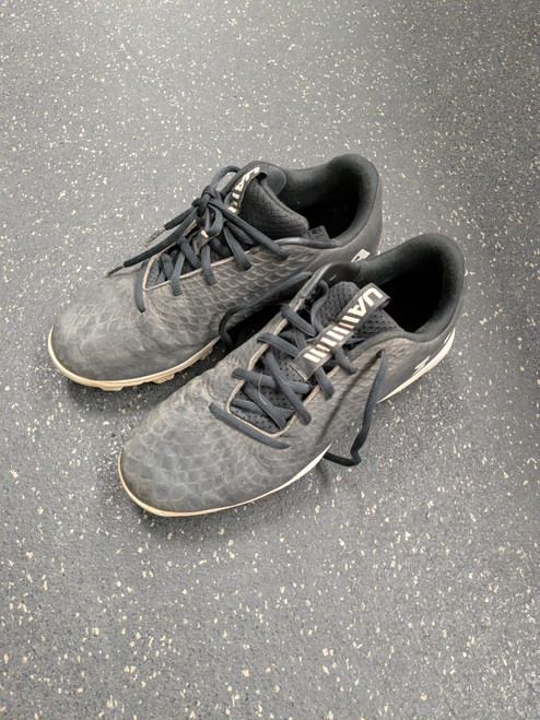 Vist Large View of Product Image Which is Used Under Armour BASEBALL CLEATS BB/SB Cleats Black Senior 7