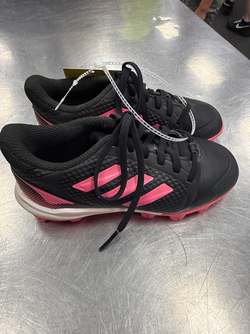 Vist Large View of Product Image Which is Used Adidas PUREHUSTLE BB/SB Cleats Black Youth 13.0
