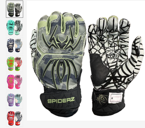Vist Large View of Product Image Which is 2026 Spiderz Hybrid Batting Gloves