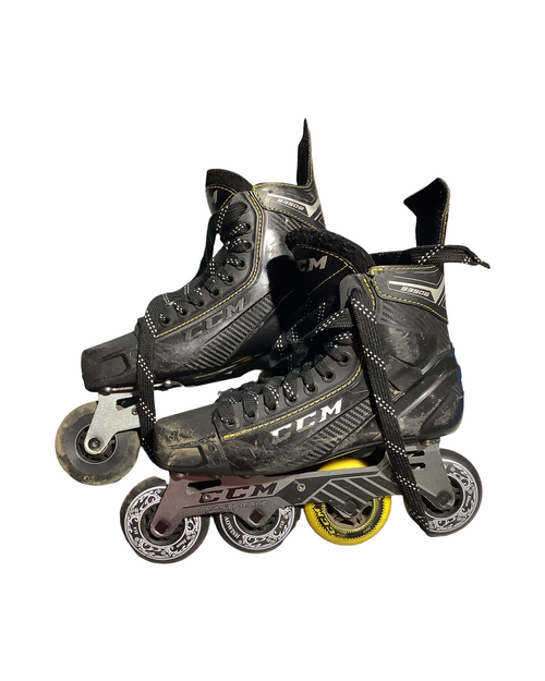 Vist Large View of Product Image Which is Used Tour Craft Roller Hockey Skates Black Senior 7