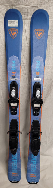Vist Large View of Product Image Which is Used Rossignol EXPERIENCE Boys DH Ski/Binding Royal Blue 116 cm