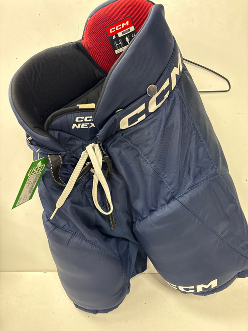 Vist Large View of Product Image Which is Used CCM NEXT Junior Pant Navy Blue MD