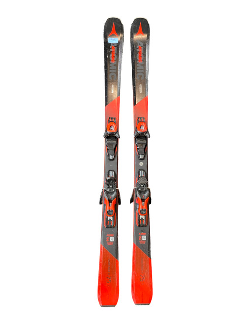 Vist Large View of Product Image Which is Used Atomic VANTAGE 75 C Mens DH Ski/Binding Black 150 cm