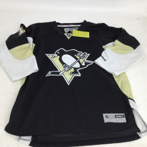 Vist Large View of Product Image Which is Used Reebok PENGUINS STAAL 11 YTH L/XL JERSEY L.S. Spirit Y L/XL